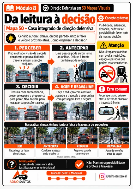 Mapa original: Caso integrado de direção defensiva